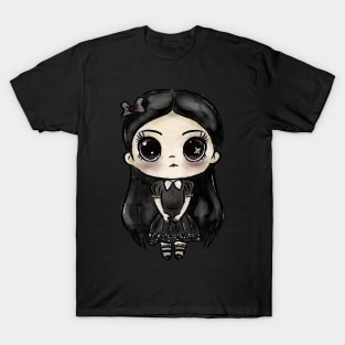 Chibi Wednesday Addams T-Shirt